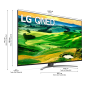 LG 65QNED819QA QNED TV (Flat, 65 Zoll / 164 cm, UHD 4K, SMART TV, webOS 22 mit LG ThinQ)