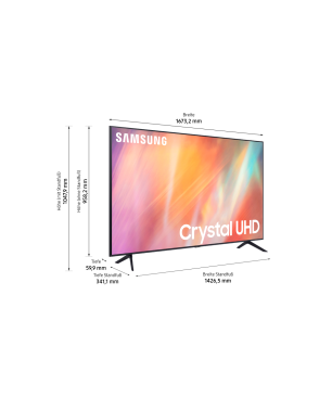 SAMSUNG GU75AU7199UXZG LED TV (Flat, 75 Zoll / 189 cm, UHD 4K, SMART TV, Tizen™)
