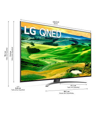 LG 55QNED816QA QNED TV (Flat, 55 Zoll / 139 cm, UHD 4K, SMART TV, webOS 22 mit LG ThinQ)