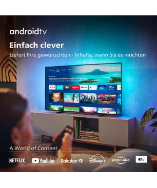 PHILIPS 50PUS8007/12 LED TV (Flat, 50 Zoll / 126 cm, UHD 4K, SMART TV, Ambilight, Android TV™ 11 (R))