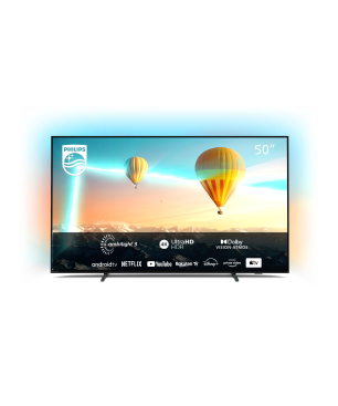 PHILIPS 50PUS8007/12 LED TV (Flat, 50 Zoll / 126 cm, UHD 4K, SMART TV, Ambilight, Android TV™ 11 (R))