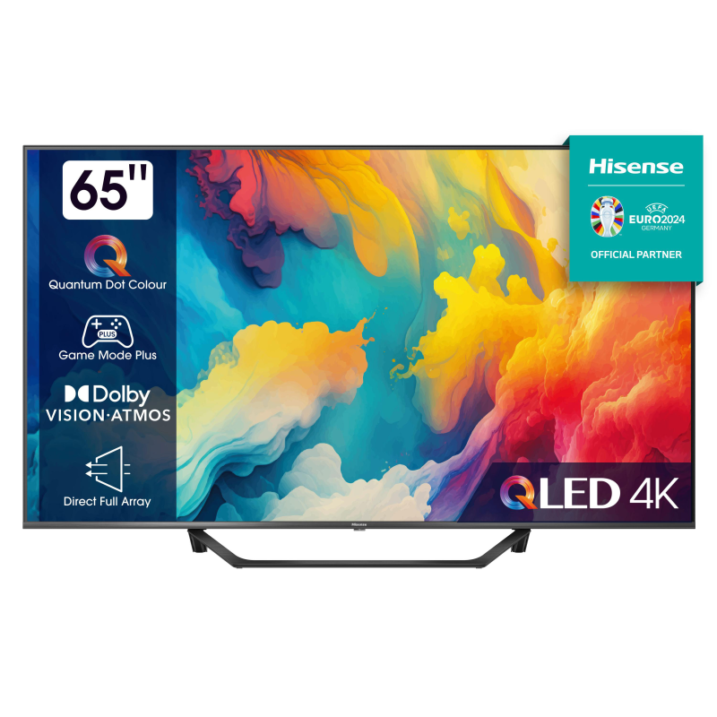 HISENSE 65A7KQ QLED TV (Flat, 65 Zoll / 164 cm, UHD 4K, SMART TV, VIDAA) HISENSE 65A7KQ QLED TV (Flat, 65 Zoll / 164 cm, UHD 4K, SMART TV, VIDAA)
