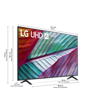 LG 50UR78006LK LG UHD TV (Flat, 50 Zoll / 127 cm, UHD 4K, SMART TV, webOS 23)