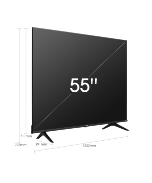 HISENSE 55A6CG LED TV (Flat, 55 Zoll / 139 cm, UHD 4K, SMART TV, VIDAA U5)