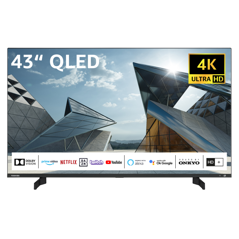TELEFUNKEN 43QL5D63DAY QLED TV (Flat, 43 Zoll / 108 cm, UHD 4K)