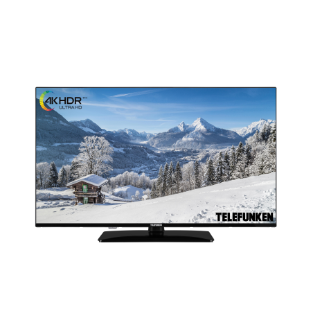 TELEFUNKEN D50U750R1CW DLED TV (Flat, 50 Zoll / 126 cm, UHD 4K, SMART TV, Linux)
