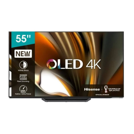 HISENSE 55 A 85 H OLED TV (Flat, 55 Zoll / 138 cm, UHD 4K, VIDAA U6)