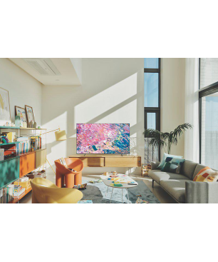SAMSUNG GQ75Q60BAU QLED TV (Flat, 75 Zoll / 189 cm, UHD 4K, SMART TV, Tizen™ mit Gaming Hub)