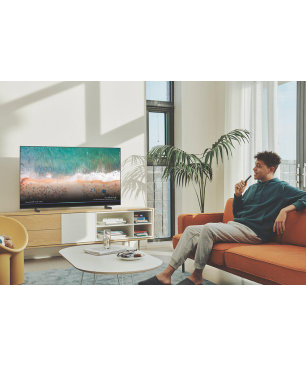 SAMSUNG GQ75Q60BAU QLED TV (Flat, 75 Zoll / 189 cm, UHD 4K, SMART TV, Tizen™ mit Gaming Hub)