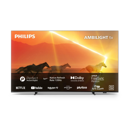 PHILIPS 65PML9008/12 4K UHD MiniLED TV (Flat, 65 Zoll / 164 cm, UHD 4K, SMART TV, Ambilight, Philips Smart TV)