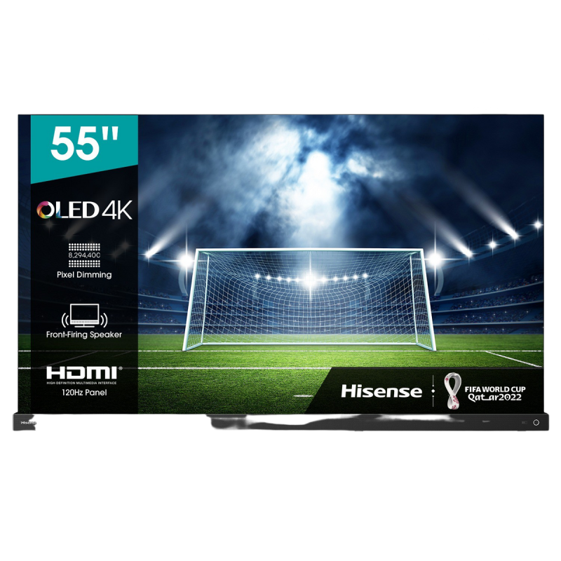 HISENSE 55 A 9 G OLED TV (Flat, 55 Zoll / 139,70 cm, UHD 4K, VIDAA U5) HISENSE 55 A 9 G OLED TV (Flat, 55 Zoll / 139,70 cm, UHD 4K, VIDAA U5)