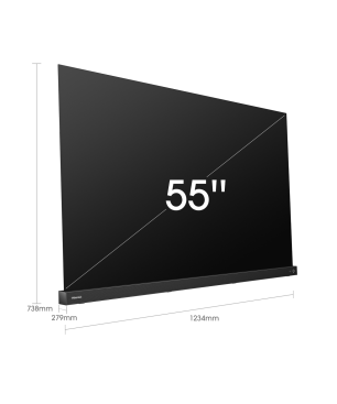 HISENSE 55 A 9 G OLED TV (Flat, 55 Zoll / 139,70 cm, UHD 4K, VIDAA U5)