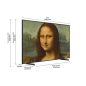 SAMSUNG GQ65LS03BAU The Frame QLED TV (Flat, 65 Zoll / 163 cm, UHD 4K, SMART TV, Tizen™ mit Gaming Hub) SAMSUNG GQ65LS03BAU The Frame QLED TV (Flat, 65 Zoll / 163 cm, UHD 4K, SMART TV, Tizen™ mit Gaming Hub)