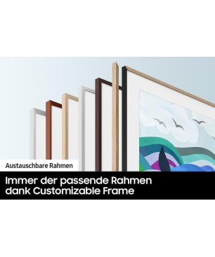 SAMSUNG GQ65LS03BAU The Frame QLED TV (Flat, 65 Zoll / 163 cm, UHD 4K, SMART TV, Tizen™ mit Gaming Hub)