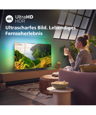 PHILIPS 75PUS8108/12 4K LED Ambilight TV (Flat, 75 Zoll / 189 cm, UHD 4K, SMART TV, Ambilight, Philips Smart TV)