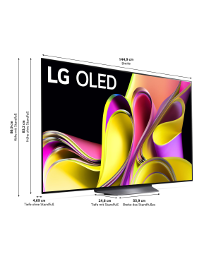 LG OLED65B39LA OLED TV (Flat, 65 Zoll / 165 cm, UHD 4K, SMART TV, webOS 23 mit LG ThinQ)