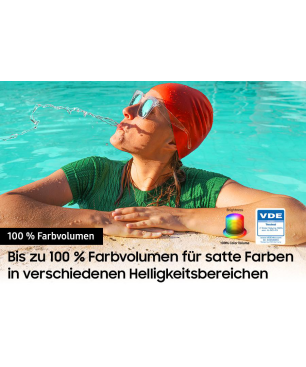 SAMSUNG GQ75Q60CAU QLED TV (Flat, 75 Zoll / 189 cm, UHD 4K, SMART TV, Tizen)