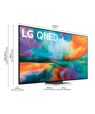 LG 65QNED816RE QNED TV (Flat, 65 Zoll / 165 cm, UHD 4K, SMART TV, webOS 23 mit LG ThinQ)