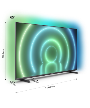 PHILIPS 65 PUS 7906/12 LED TV (Flat, 65 Zoll / 165,1 cm, UHD 4K, Ambilight, Android TV™ 10 (Q))