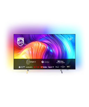 PHILIPS 58PUS8507/12 The One LED TV (Flat, 58 Zoll / 146 cm, UHD 4K, SMART TV, Ambilight, Android TV™ 11 (R))