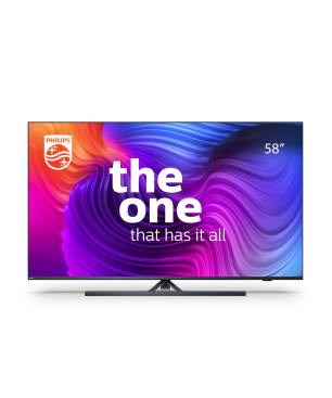 PHILIPS 58PUS8546/12 LED TV (Flat, 58 Zoll / 146 cm, UHD 4K, SMART TV, Ambilight, Android TV™ 10 (Q))