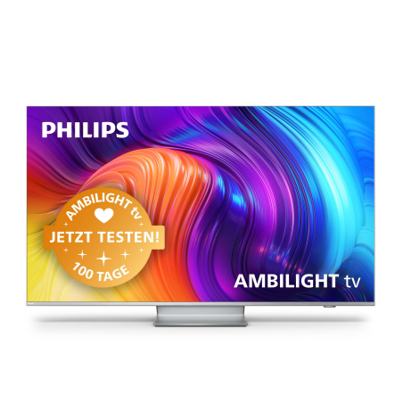 PHILIPS 50PUS8837/12 (50 Zoll) The One 4K UHD LED TV (Flat, 50 Zoll / 126 cm, UHD 4K, SMART TV, Ambilight, Android TV™ 11 (R))