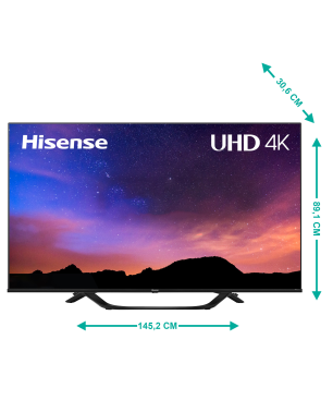 HISENSE 65A63H LED TV (Flat, 65 Zoll / 164 cm, UHD 4K, SMART TV, VIDAA U5)