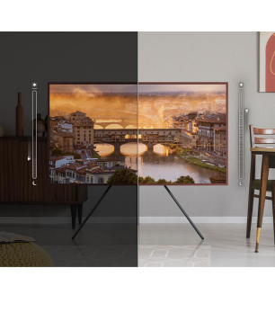 SAMSUNG GQ 65 LS 03 AAUXZG QLED TV (Flat, 65 Zoll / 163 cm, UHD 4K, SMART TV, Tizen)