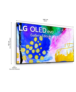 LG OLED65G29LA OLED evo TV (Flat, 65 Zoll / 164 cm, UHD 4K, SMART TV, webOS 22 mit LG ThinQ)