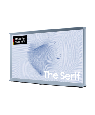 SAMSUNG GQ55LS01BHU The Serif QLED TV (Flat, 55 Zoll / 138 cm, UHD 4K, SMART TV, Tizen)