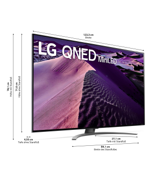 LG 55 QNED 869 QA.AEU QNED MiniLED TV (Flat, 55 Zoll / 139 cm, UHD 4K, SMART TV, webOS 22 mit LG ThinQ)