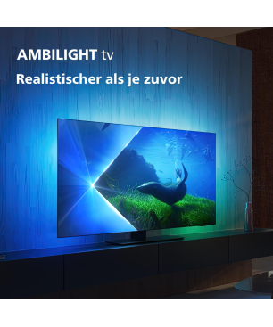PHILIPS 48OLED808/12 4K OLED Ambilight TV (Flat, 48 Zoll / 121 cm, OLED 4K, SMART TV, Ambilight, GoogleTV12)