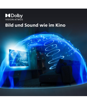 PHILIPS 48OLED808/12 4K OLED Ambilight TV (Flat, 48 Zoll / 121 cm, OLED 4K, SMART TV, Ambilight, GoogleTV12)