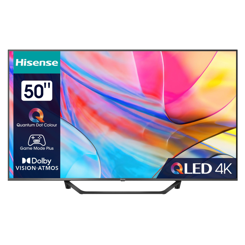 HISENSE 50A7KQ QLED TV (Flat, 50 Zoll / 126 cm, UHD 4K, SMART TV, VIDAA) HISENSE 50A7KQ QLED TV (Flat, 50 Zoll / 126 cm, UHD 4K, SMART TV, VIDAA)