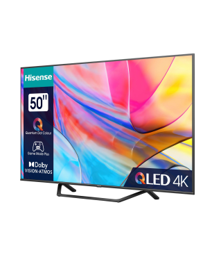 HISENSE 50A7KQ QLED TV (Flat, 50 Zoll / 126 cm, UHD 4K, SMART TV, VIDAA)