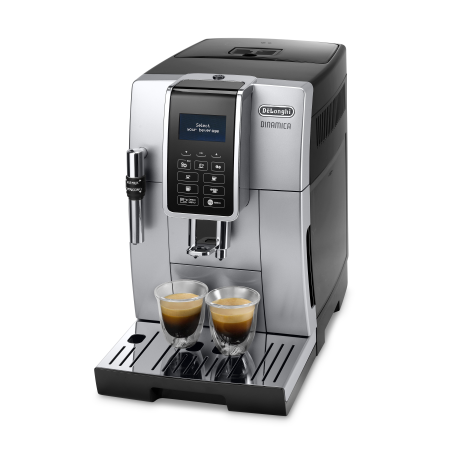 DELONGHI Dinamica ECAM350.35.SB Kaffeevollautomat Silber/Schwarz