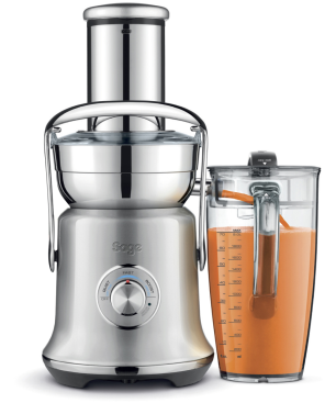 SAGE SJE830BSS2EEU1 The Nutri Juicer Cold XL Entsafter 1500 Watt, Silber/Transparent