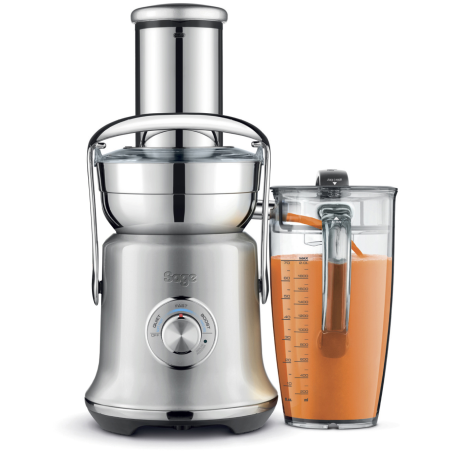 SAGE SJE830BSS2EEU1 The Nutri Juicer Cold XL Entsafter 1500 Watt, Silber/Transparent