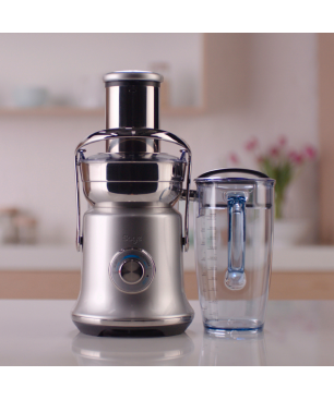 SAGE SJE830BSS2EEU1 The Nutri Juicer Cold XL Entsafter 1500 Watt, Silber/Transparent