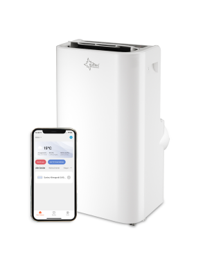 SUNTEC Impuls 14.000 Eco R290 APP Mobiles Klimagerät Weiß (Max. Raumgröße: 70 m², EEK: A)