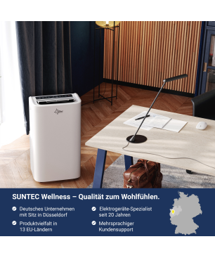 SUNTEC Impuls 14.000 Eco R290 APP Mobiles Klimagerät Weiß (Max. Raumgröße: 70 m², EEK: A)