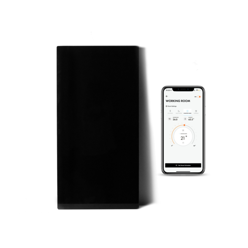 BOLDR Kelvin Large Smart Elektrische Infrarotheizung (700 Watt, Raumgröße: 19 m², Schwarz) BOLDR Kelvin Large Smart Elektrische Infrarotheizung (700 Watt, Raumgröße: 19 m², Schwarz)