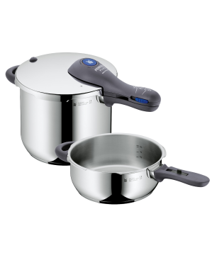 WMF 07.9389.6040 Perfect 2-tlg. Schnellkochtopf Cromargan® Edelstahl rostfrei 18/10