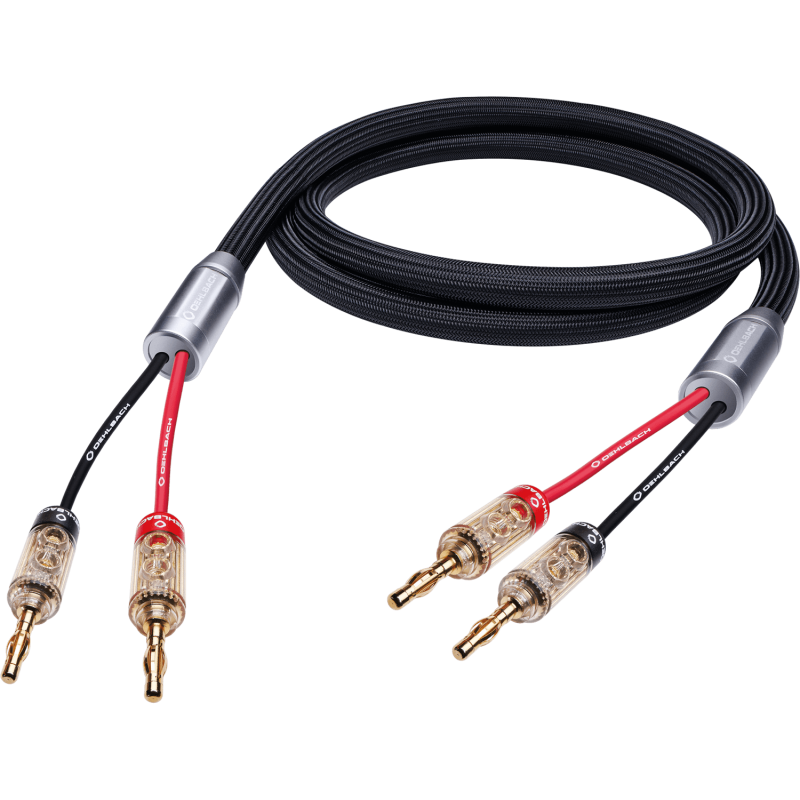 OEHLBACH Fusion Two B, High End Set mit Bananenstecker Stereo, Lautsprecherkabel, 400 cm OEHLBACH Fusion Two B, High End Set mit Bananenstecker Stereo, Lautsprecherkabel, 400 cm