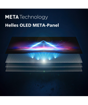 PHILIPS 65OLED908/12 OLED TV (Flat, 65 Zoll / 164 cm, UHD 4K, SMART TV, Ambilight, Google TV 12)
