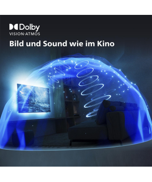 PHILIPS 65OLED908/12 OLED TV (Flat, 65 Zoll / 164 cm, UHD 4K, SMART TV, Ambilight, Google TV 12)