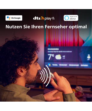 PHILIPS 65OLED908/12 OLED TV (Flat, 65 Zoll / 164 cm, UHD 4K, SMART TV, Ambilight, Google TV 12)