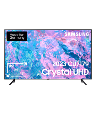 SAMSUNG GU75CU7179 LED TV (Flat, 75 Zoll / 189 cm, UHD 4K, SMART TV, Tizen)