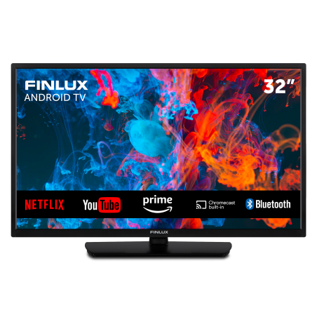 FINLUX FLH3235ANDROID LED TV (Flat, 32 Zoll / 81 cm, HD-ready, SMART TV)