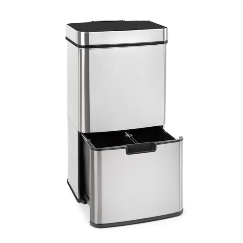 KLARSTEIN Touchless Mülleimer Silber KLARSTEIN Touchless Mülleimer Silber